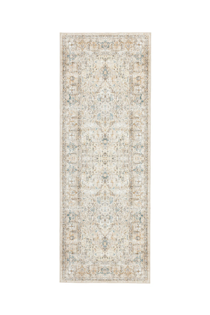 Freyja Vintage Washable Rug Beige